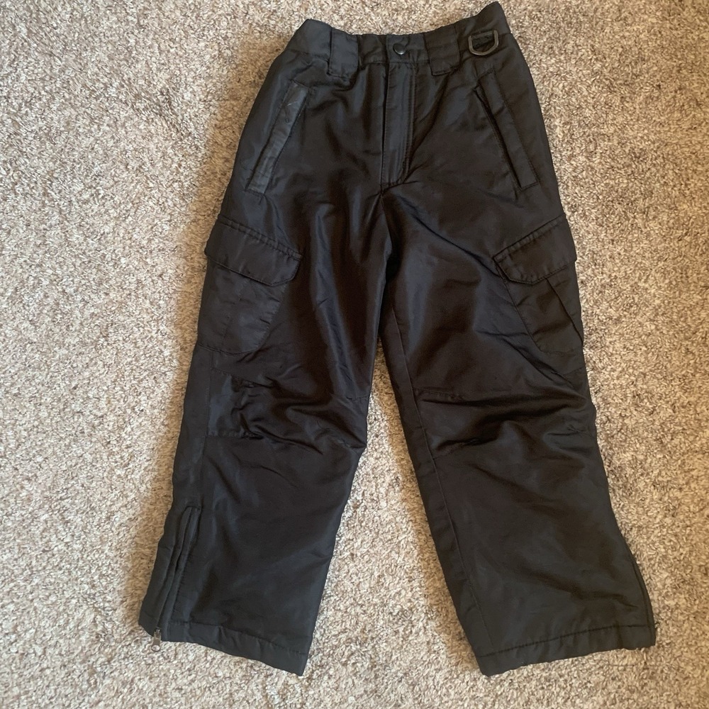 AQ Arctic Quest Snow Pants Kids Medium 5/6 Black